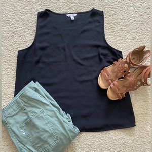 Nine West business casual, blank tank top, L